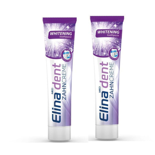 2 x 125 ml Zahncreme Elina  Whitening