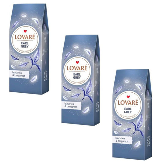 3x80 g Lovare Tee Earl gray