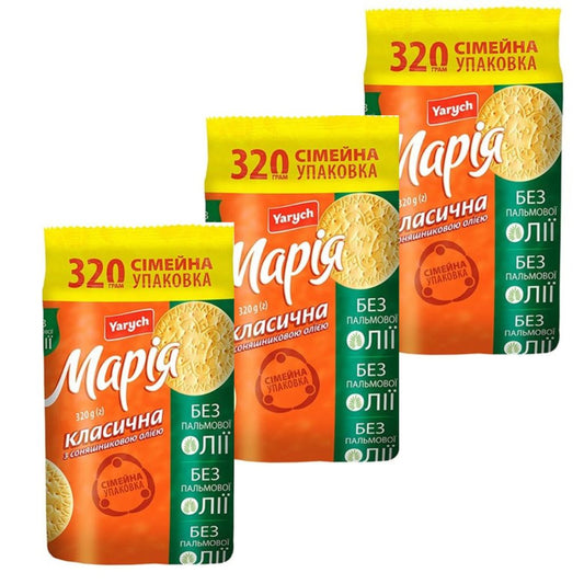 3x320 g Yarych Kekse Maria Klassik