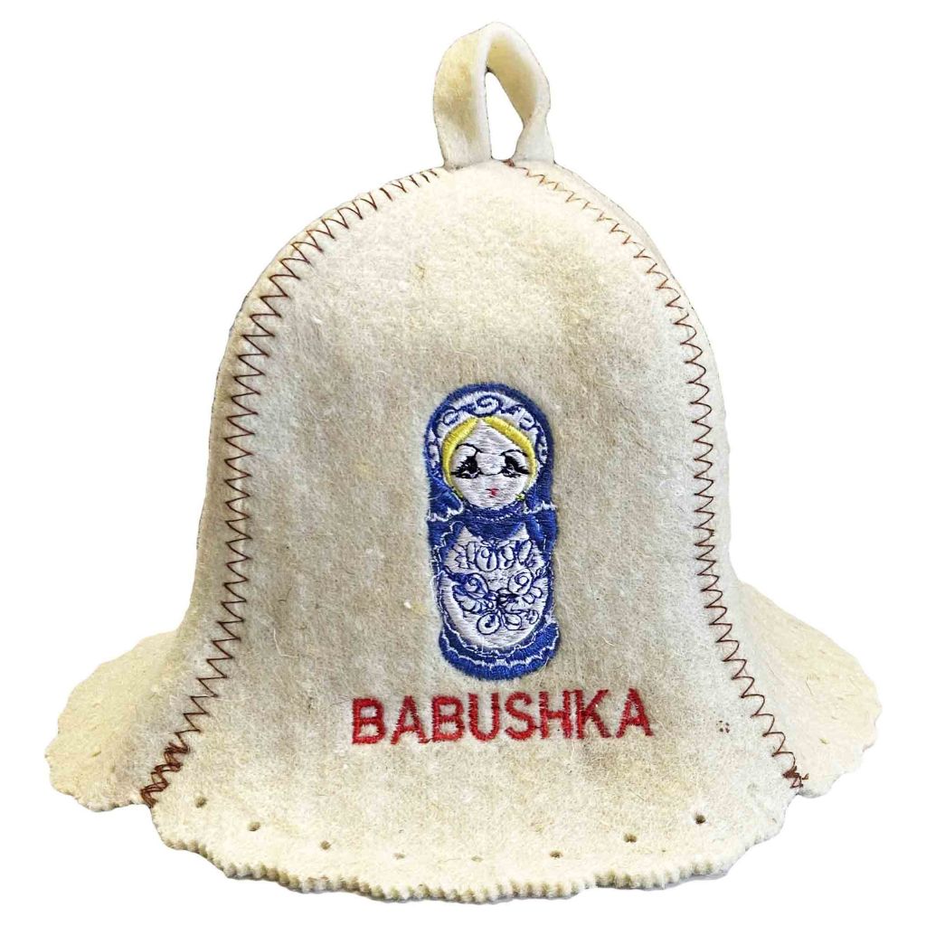 Filzkappe für Sauna Шапка для Бани Saunahut Banja Saunamütze Schapka Saunakappe