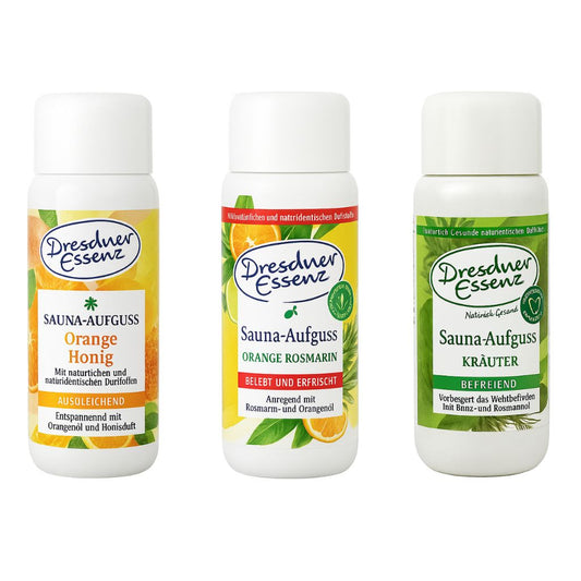 3er Set.x 250 ml  Dresdner Essenz Sauna-Aufguss