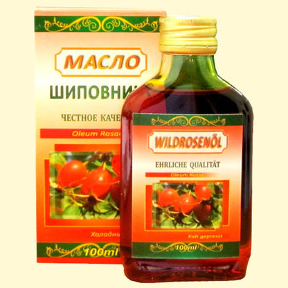 Hagebuttenöl Wildrosenöl Natur 100 ml. Kalt gepresst