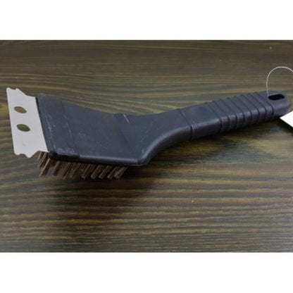 Grillbürste 21cm Borsten mit Edelstahl Schaber 7cm breit Grillreinigungsbürste 21cm