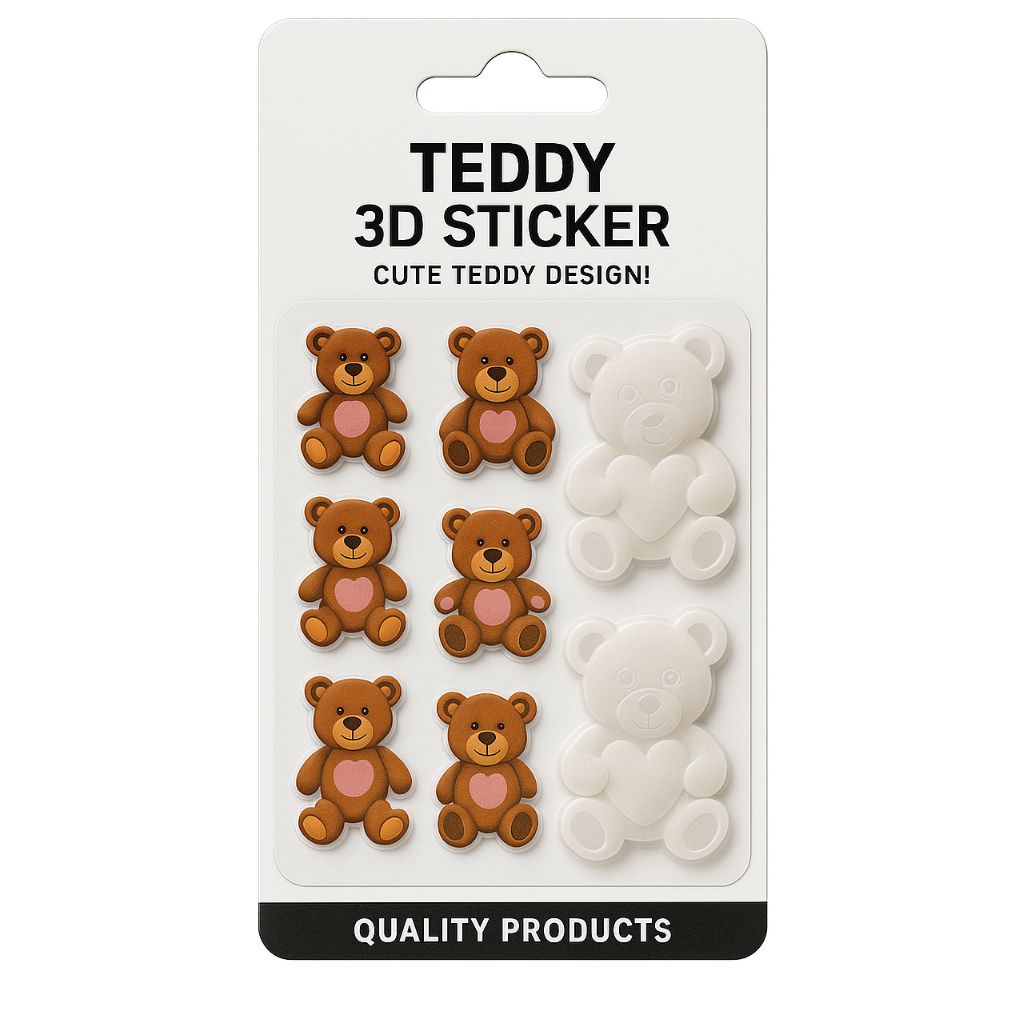 3D Kunststoff Form gepresste Bären Tortendeko Fondant Dekoration Gussform