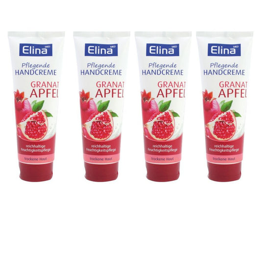 4 St.x75 ml Elina Granatapfel Handcreme