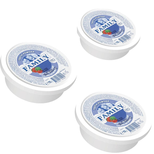 Zahnpulver - Familie, Fito Kosmetik, 3x75 g