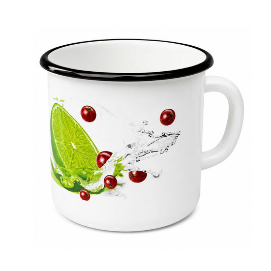 Becher, emailliert "Limette", 1,0 L