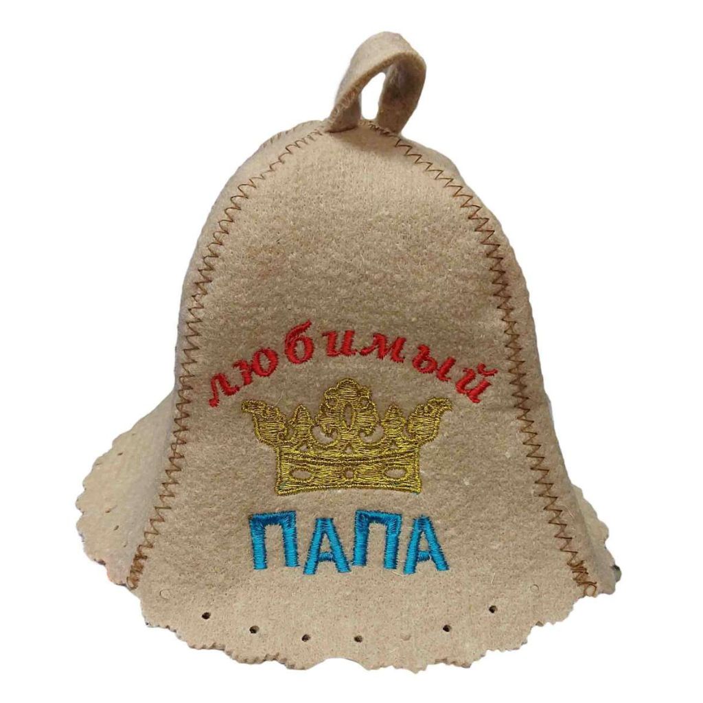 Filzkappe für Sauna Шапка для Бани Saunahut Banja Saunamütze Schapka Saunakappe