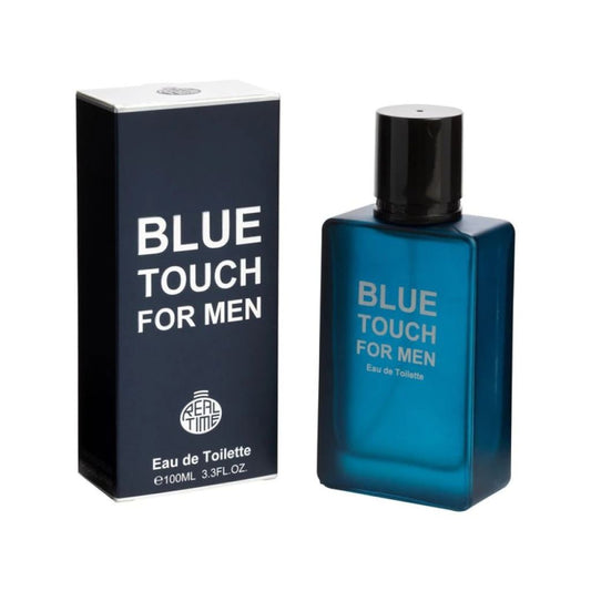 Real Time  Blue Touch Eau de Toilette for Men, 100 ml