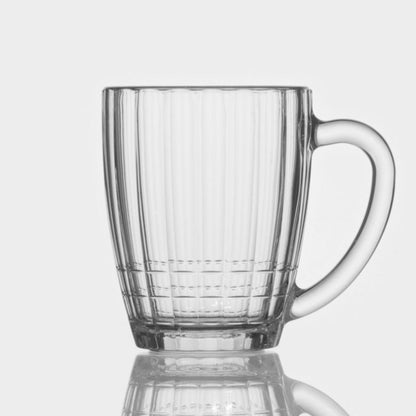 Bierkrug Facettiert  Nostalgie Bier Bierglas 500ml.