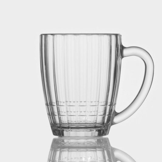 Bierkrug Facettiert  Nostalgie Bier Bierglas 500ml.