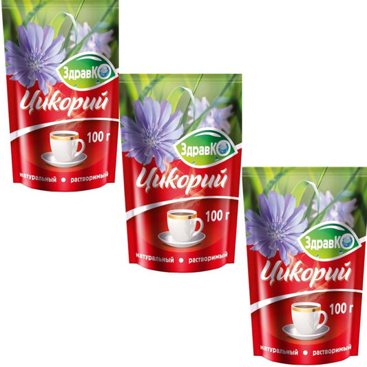 3x 100g Zichorie „ZDRAVKO“  Zichorienpulver Zichorie Zichorien-Pulver