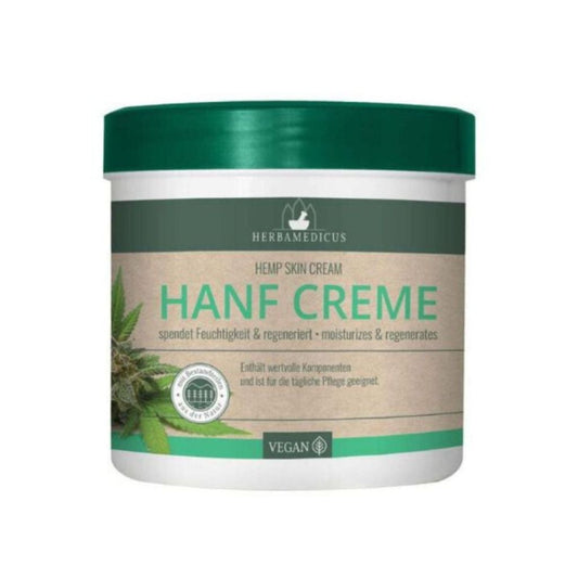 Herbamedicus Hanf Creme tägliche Pflege Vegan 250 ml