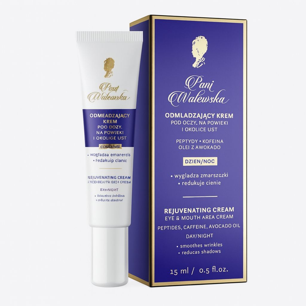 PANI WALEWSKA Verjüngende Creme für Augen, Augenlider ,Lippen 15 ml