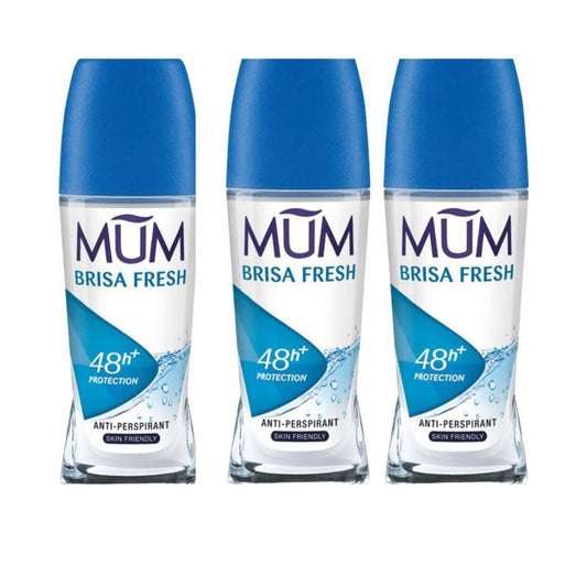3x 50 ml Mum Deo Roll on  Brisa Fresh