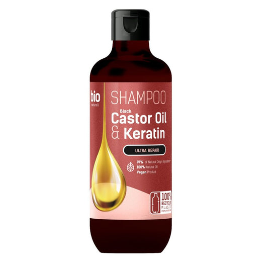 Bio Naturell Shampoo Black Castor Oil & Keratin 355 ml