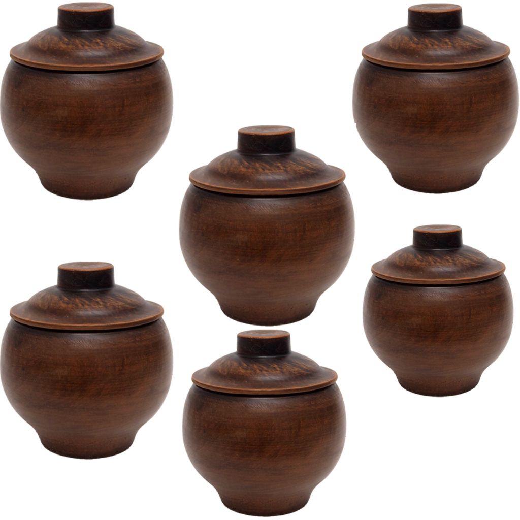 Keramiktopfset, 6 St Kochtopf Keramiktöpfe 0,6 L