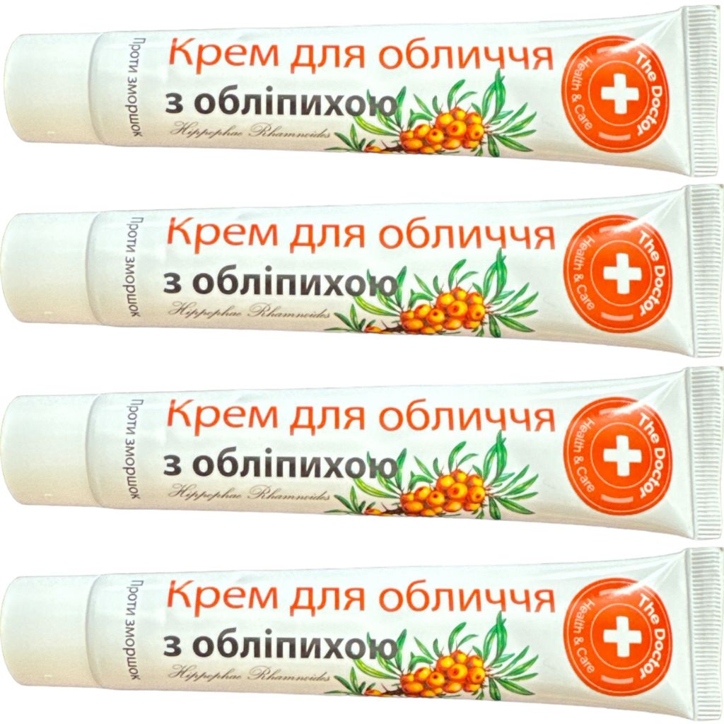 4x42 ml Domaschij Doktor Gesichtscreme Sanddorn  Antifalten