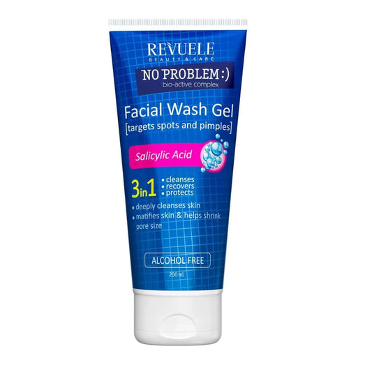 Revuele – No Problem 3in1 Waschgel mit Salicylsäure – 200 ml