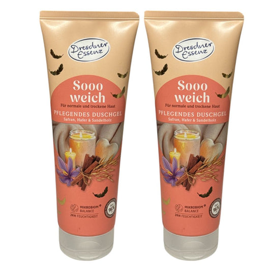 2x250 ml Dresdner Essenz Duschgel Sooo Weich