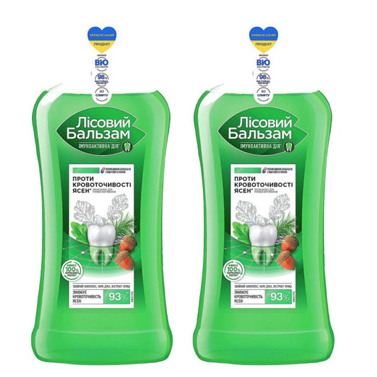 2x 400 ml Waldbalsam Mundwasser Eichenrinde und Tanne