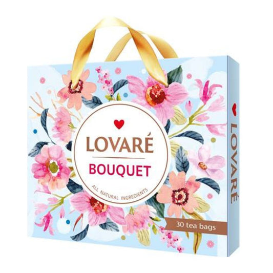 Lovare Tee "Bouquet", Set  Geschenk Set 6 Sorten, 30Stk