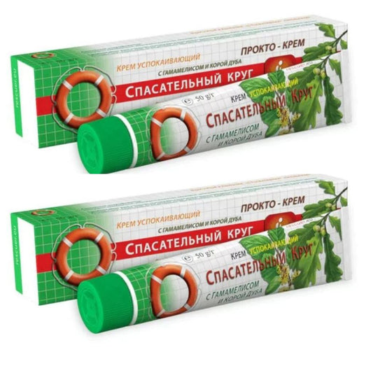 2x 50 g Dr. RETTER Prokto Creme mit Hamamelis Eichenringe