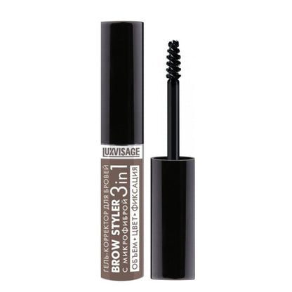 Lux Vizage Augenbrauen gel 3in1 FIXIER BROW FIXING Espresso-Ton