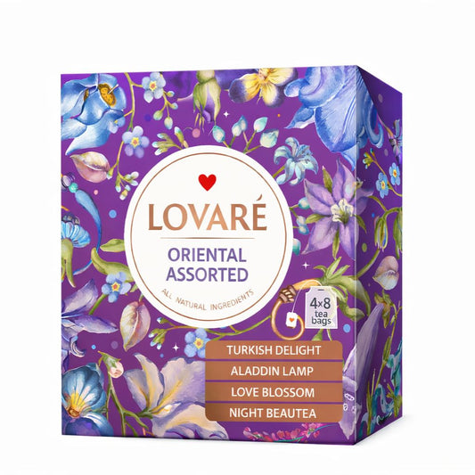 Lovare «ORIENTAL SORTIMENT» Schwarztee,in Teebeutel,32*2g