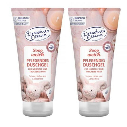 2x200 ml Dresdner Essenz Duschgel Sooo weich