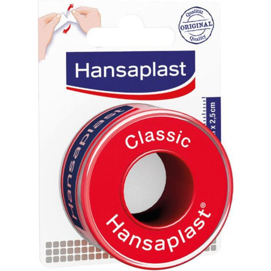 Hansaplast Fixierpflaster 5m x 1,25cm Klebekraft