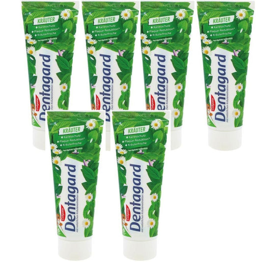 6x 75 ml Dentagard Zahncreme  Original in der Tube