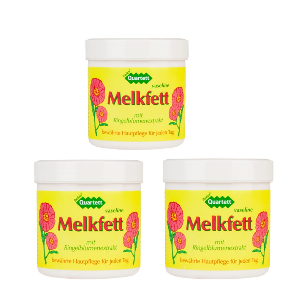 3x250 ml REAM QUARTETT Melkfett mit Ringelblume