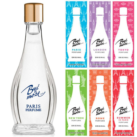 6 St. Miraculum Parfüm Byc Moze (Tokyo, New York, Summer in Paris, Paris, Rome, London) Eau de Parfum 6 x 10 ml