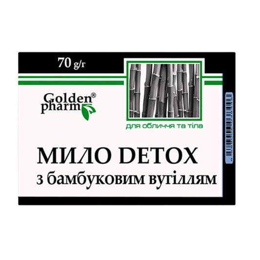 Golden Pharm Seife mit Bambuskohle, 70 g