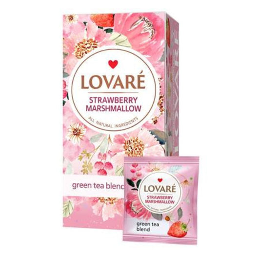 Lovaré Strawberry Marshmallow Grüntee