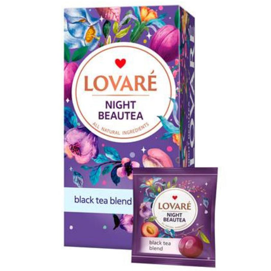 Lovare Tee "Night Beautea", Schwarztee 24*2g