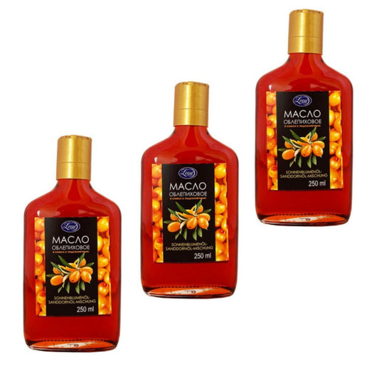 3x 250 ml Leon Sanddornöl