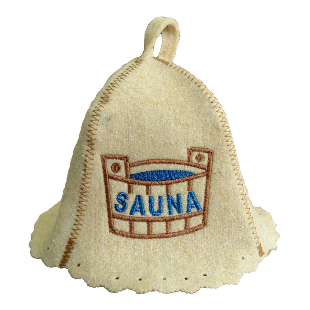 Filzkappe für Sauna Шапка для Бани Saunahut Banja Saunamütze Schapka Saunakappe