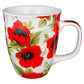 4-Tassen-Set "Mohnblumen" 0,4 L Becher Kaffetasse