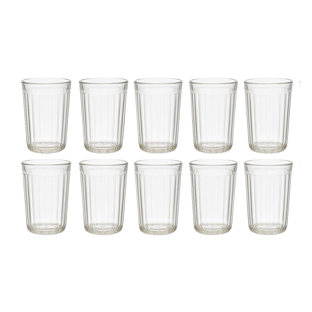 10 st. Glas Russisch Trinkglas Nostalgie граненых стаканa Vintage Ostalgie