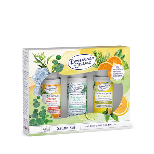 Dresdner Essenz Sauna-Set 3x20ml Sauna-Aufguss