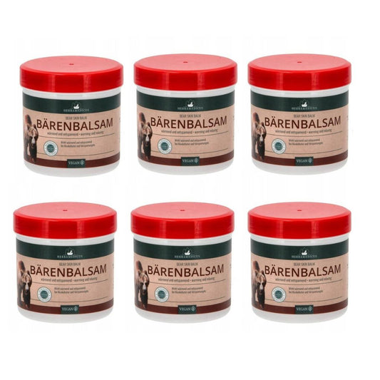 6x250 ml Herbamedicus Bärenbalsam Hautcreme