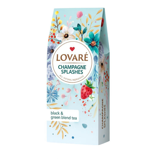 Lovare Tee «Champagne splashes» Schwarztee 80 gr.