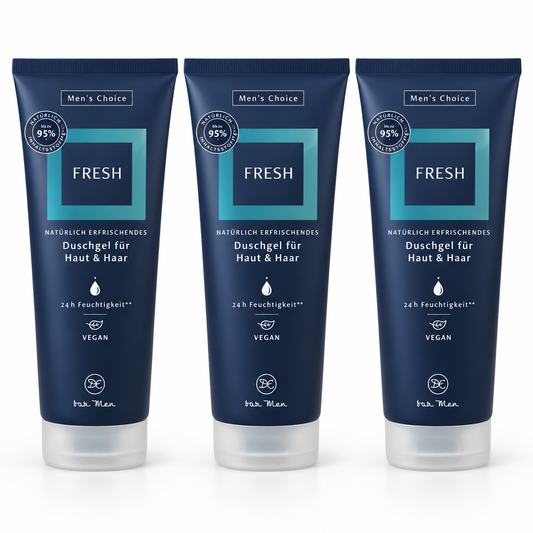 Men's Choice FRESH – Duschgel für Haut & Haar, 200 ml ( 3 Pack)