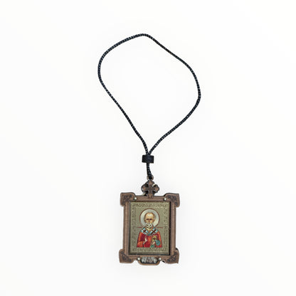 Ikone aus Holz, für Auto "Liki", aus Holz, klein