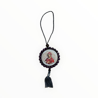 Ikone aus Holz, für Auto "Liki", aus Holz, klein