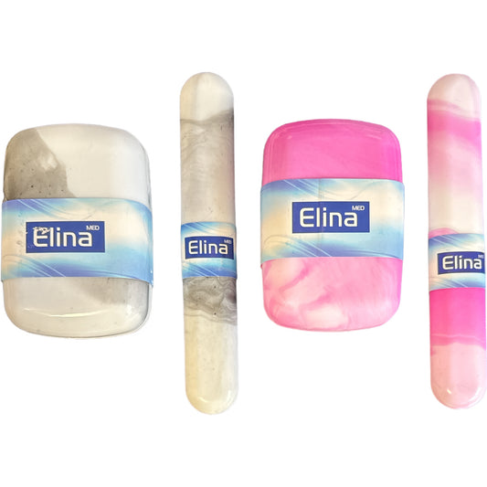 Elina Reiseseifenetui Zahnbürsten Etui,2  Reise-Seifenschalen Zahnbürstenetui