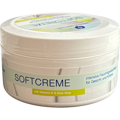 Sensitive Skin-Care Softcreme mit Vitamin E Aloe Vera 250ml