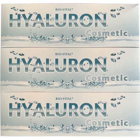 3 St. Bio Vital Ampullen Hyaluron Cosmetic Hyaluronsäure 15 x 2 ml